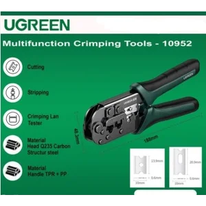 Crimp Tool Ugreen RJ45 RJ11 LAN Network Krimping MultiFungsi - 10952
