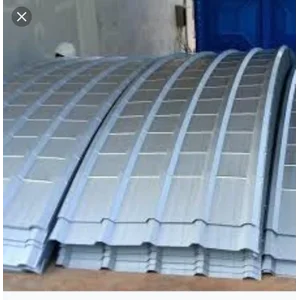 Atap spandek lengkung tebal 0.30 lebar 1m