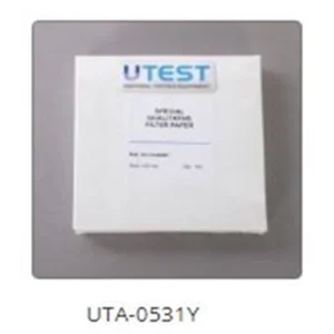 UTA-0531Y Type A Filter Paper for Methylene Blue Test Ø:125 mm 100 pcs/pack