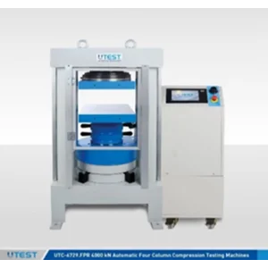 UTC-6739.FPR-N 3000 kN EN 12390-4 and EN 772-1 Four Column Compression Testing Frame for Masonary Units Cubes and Clinders