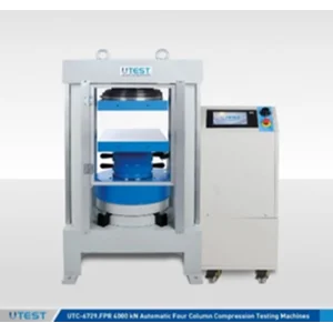 UTC-6749.FPR-N 4000 kN EN 12390-4 and EN 772-1 Four Column Compression Testing Frame for Masonary Units Cubes and Clinders