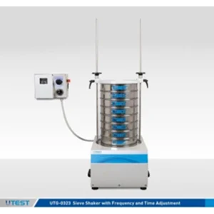 UTG-0323-N Sieve Shaker with Frequency and Time Adjustment for 200/300/400 mm (8"/12"/16") Dia. Frame