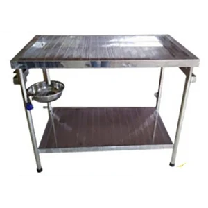 Meja Operasi Hewan Bahan Stainless Steel