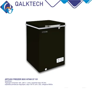 KULKAS ARTUGO FREEZER BOX HITAM CF 101