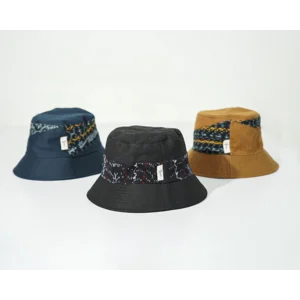 Topi Pria dan Wanita Bucket Tenun.in Bahan Tenun Ende