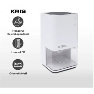 Dehumidifier Kris mesin penyerap serap lembab 1.2Ltr 33 Watt  Putih