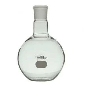 Alat Laboratorium Umum Boiling Flask flat Bottom With TS Joint 29-32 200 ml IWAKI 4320FK200-29
