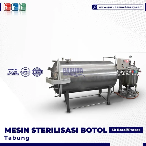 MESIN STERILISASI BOTOL HIGH TEMP (TABUNG)