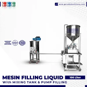 MESIN FILLING LIQUID With MIXING TANK 100L