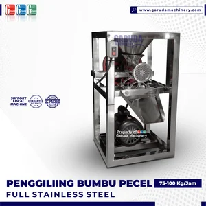 Mesin Penggiling Bumbu  Pecel - Full Stainless Steel