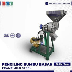 Mesin Penggiling Bumbu Basah Frame Mild Steel Kapasitas 50 Kg