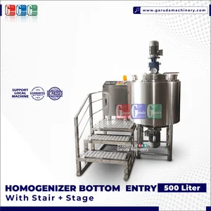 MESIN MIXER LIQUID KAPASITAS 500 LITER FULL STAINLESS DAN DILENGKAPI PLC 