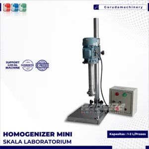 MESIN HOMOGENIZER MINI SKALA LABORATORIUM KAPASITAS 1-2 LITER/PROSES