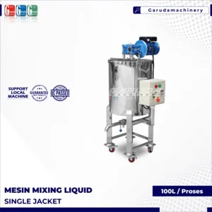 HOMOGENIZER MIXING LIQUID -  MIXER TANK SINGLE JACKET 100 LITER