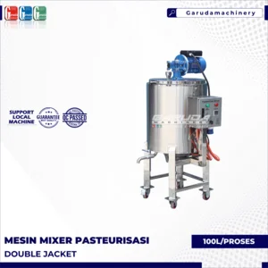 MESIN MIXER PASTEURISASI SUSU KAPASITAS 100L (DOUBLE JACKET)