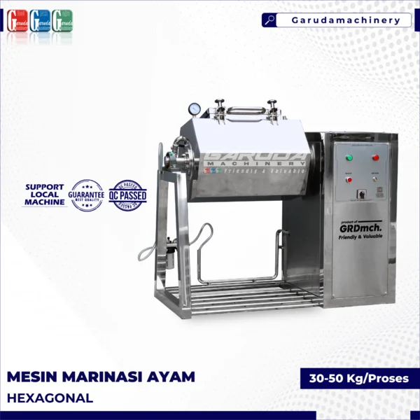 Mesin Marinasi Ayam Vacuum Kapasitas 30-50Kg