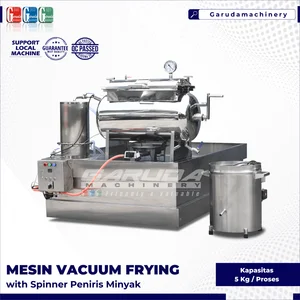 MESIN VACUUM FRYING 5KG DENGAN SPINNER 5KG