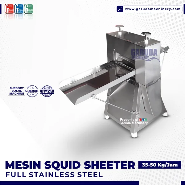 Mesin Pemipih Cumi (Squid Sheeter)