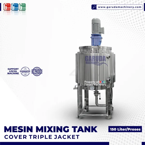 MIXING LIQUID TANK - Triple Jacket 150L