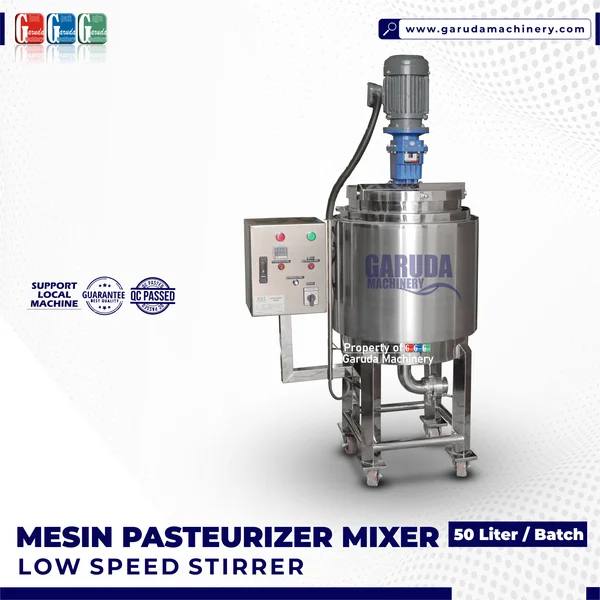 MESIN PASTEURIZER MIXER - Low Speed Stirrer 50L
