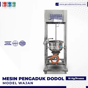 Mesin Pengaduk dan Pemanas Dodol dan Jenang Kapasitas 10 Kg Model Wajan