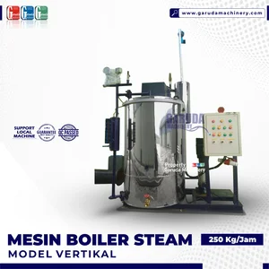 MESIN STEAM BOILER - Sterilisasi Kapasitas 250KG