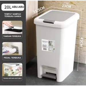 Tempat sampah injak kapasitas 20 liter