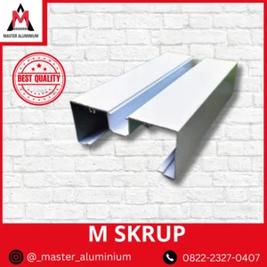 M Skrup Kusen 3" Aluminium