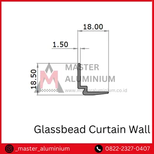 Glassbead Curtain Wall - 4636