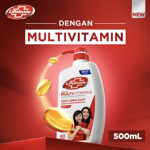 Lifebuoy Body Wash Sabun Mandi Total 10 Pump - 500ml