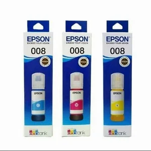 TINTA PRINTER EPSON 008 BLACK / CYAN / MAGENTA / YELLOW ORIGINAL INK