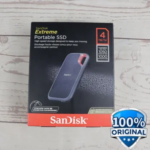 SanDisk Extreme Portable SSD 1050MB/s USB Type C 3.2 4TB - SDSSDE61 - Black