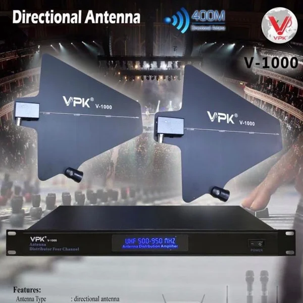 PENGUAT SIGNAL MIC WIRELESS VPK V 1000 ORIGINAL