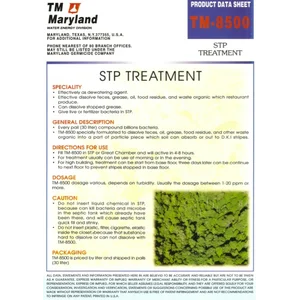 Kimia pengolahan limbah TM Maryland 8500 Bio Bakteri STP 30 liter