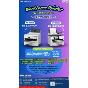 PRINTER INKJET EPSON WF-C5890 CHIPLESS
