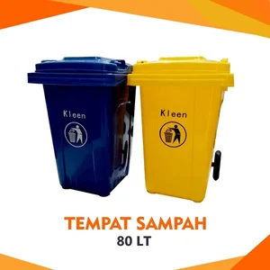 Tempat Sampah 80 liter dengan roda