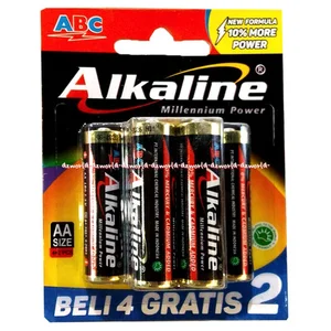 Baterai AA Isi 4 Alkaline