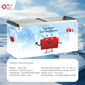 Sewa Freezer Sanwoo 618 LT 