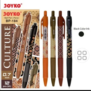 Pulpen dan pensil Joyco Batik Culture Hitam