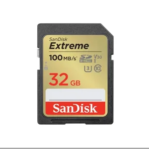 Alat Tulis Lainnya SanDisk Extreme UHS-I SDXC Memory Card / Memory Card Sandisk Extreme Class 10 V30 - 32GB