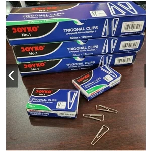 Klip Kertas Paper Clip Trigonal Ukuran No 1