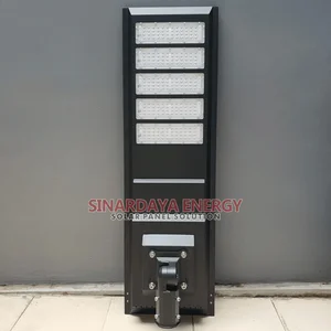 100 Watt All-in-One Solar Street Light Black - Philips Chip Solar LED Lamp