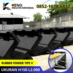 Rubber Bumper Fender Tipe V Ukuran H150 L 2000