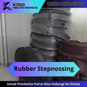 Rubber Stepnosing Karet List Tangga Anti Slip Warna Abu - Abu