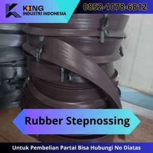 Rubber Stepnosing Karet List Tangga Anti Slip Warna Coklat