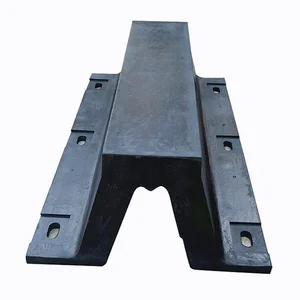 Rubber Bumper Fender Tipe V H150 L1500 mm Karet Fender Dermaga