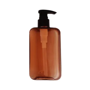 Botol PET Pump bentuk pipih ukuran 200mL Kemasan skincare Bodywash Lotion Bodycare Custom Warna Jelita Packaging 