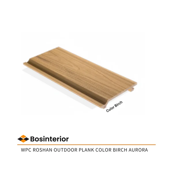 WPC Board Roshan Premium Plank Color Birch Aurora Outdoor