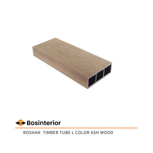 WPC Board Tumber Tube L Color Ash Wood