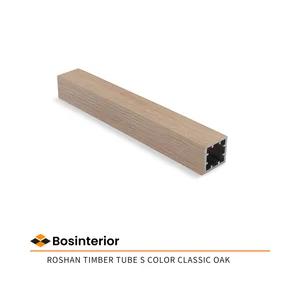 WPC Board Tumber Tube S Color Ash Wood